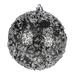 Vickerman 599532 - 4.75" Wrought Iron Glitter Hail Ball Christmas Tree Ornament (4 pack) (N190223D)