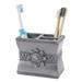 Astoria Grand East Rolstone Toothbrush Holder Resin, Granite in Gray | 4.33 H x 3 W x 5.12 D in | Wayfair 00E08B98E5C84E1AA630AC24143ECE19