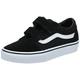 Vans Jungen Ward V Suede Sneaker, Schwarz Suede Canvas Black White Iju, 38.5 EU