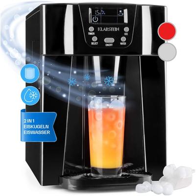 Klarstein - Ice Volcano 2G Machine à glaçons led 12 kg en 24 h 2L 6-10 min noir - Noir