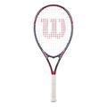 WILSON Tour Slam Adult Recreational Tennis Racket - Grip Size 3-4 3/8", Red/Grey