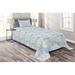 East Urban Home Baby Microfiber Farmhouse/Country Coverlet/Bedspread Set Microfiber in Blue | Twin Bedspread + 1 Sham | Wayfair