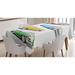 East Urban Home Arrangement of Four Classic Cars Tablecloth Polyester in Gray/Green/Red | 60 D in | Wayfair 84F5C2FD12B54ED1B3DC22EF1A7C6AF5