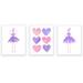 Outside In Art Studio Little Girls Ballet Artwork, Paper Prints Paper in Pink/Indigo | 10 H x 8 W x 0.06 D in | Wayfair