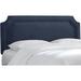 Skyline Furniture Gresham Panel Headboard Upholstered/Polyester in Blue/Brown | 51 H x 62 W x 4 D in | Wayfair 212QMSTECL