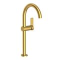 Newport Brass Priya Single Hole Vessel Sink Bathroom Faucet in Yellow | 13.99 H in | Wayfair 2413/04