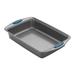 Rachael Ray Non-Stick Yum-O Rectangle Bakeware Oven Lovin Cake Pan Steel in Gray | 4 H x 10 W in | Wayfair 47958