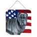 East Urban Home Patriotic Wall Décor Metal in Gray/Red | 6 H x 6 W x 0.03 D in | Wayfair 97E6959B356649BBB10C932F9208628A