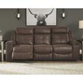 Red Barrel Studio® 88" Pillow Top Arm Reclining Sofa Polyester in Brown | 42 H x 88 W x 38 D in | Wayfair 5ADD0891E26A4261BD2F7EACF373150B