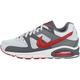 NIKE Men's Air Max Command Running Shoes, Grey Pure Platinum Gym Red Dk Grey Cool Grey White 049, 8 UK