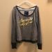 American Eagle Outfitters Tops | Final Markdownamerican Eagle Sweatshirt Size M | Color: Gray/Yellow | Size: M