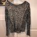 American Eagle Outfitters Tops | American Eagle Marbled Sweater | Color: Black/White | Size: M