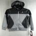 Nike Jackets & Coats | Nwt Jordan Kids Zip Up Hoodie Dark Grey / Black Th | Color: Black/Gray | Size: 4b