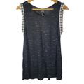 Anthropologie Tops | Anthropologie W5 Black Embroidered Trim Tank M | Color: Black/White | Size: M