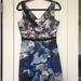 Anthropologie Dresses | Anthropologie Floral Dress | Color: Black/Blue | Size: 6