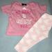 Adidas Matching Sets | Infant Outfit | Color: Pink/White | Size: 6-9mb