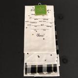 Kate Spade Other | Kate Spade 3 Kitchen Towels Toast In A Pinch | Color: Black/White | Size: Os