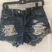 American Eagle Outfitters Shorts | Aeo Denim Shorts | Color: White | Size: 0