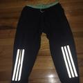 Adidas Pants & Jumpsuits | Adidas Supernova Leggings | Color: Black/Green | Size: Xs