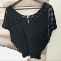 Free People Tops | Free People New Romantics Lace Top | Color: Black | Size: Xs