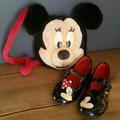 Disney Shoes | Adorable Minnie Mouse Set | Color: Black/Red | Size: 10g