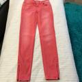 American Eagle Outfitters Jeans | Like New Ae Pretty Coral Jeans! | Color: Pink/Red | Size: 00