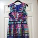 Anthropologie Dresses | Anthropologie Donna Morgan Multi Colored Dress | Color: Blue/Purple | Size: 4