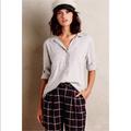 Anthropologie Tops | Anthro Cloth & Stone Button Up | Color: Gray | Size: M