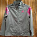 Adidas Jackets & Coats | Adidas Track Jacket | Color: Gray/Pink | Size: Mg