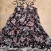 American Eagle Outfitters Dresses | American Eagle Floral Dress Xxs | Color: Black | Size: Xxs