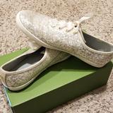 Kate Spade Shoes | Kate Spade Glitter Shoes Cream | Color: Cream | Size: 7.5