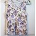 American Eagle Outfitters Tops | American Eagle Floral Tank - Size Small | Color: Purple/White | Size: S