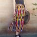 Anthropologie Skirts | Anthropologie Vanessa Virginia Appoline Maxi Skirt | Color: Red/Yellow | Size: M