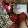 Jessica Simpson Shoes | Ankle Strap Heels | Color: Red | Size: 8