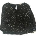 Anthropologie Tops | Anthropologie | Floret | Top | Color: Black/Gold | Size: M