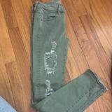 American Eagle Outfitters Pants & Jumpsuits | American Eagle Super Stretch Jeans | Color: Green | Size: 2