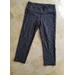 Athleta Pants & Jumpsuits | Athleta Stripes Cropped Leggings | Color: Black/Gray | Size: Xs