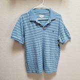 American Eagle Outfitters Shirts | Aeo Mens Blue Striped Polo | Color: Blue/Green | Size: M