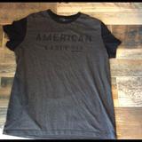 American Eagle Outfitters Shirts | American Eagle Outfitters Men’s T-Shirts Sz L | Color: Black/Gray | Size: L