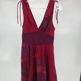 Free People Dresses | Free People Dress With Embroidery | Color: Red | Size: 4