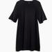 Madewell Dresses | Madewell Flutter-Sleeve Dress | Color: Black | Size: M