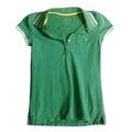 American Eagle Outfitters Tops | American Eagle Green Polo Shirt | Color: Green | Size: Xs