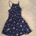 American Eagle Outfitters Other | American Eagle Blue Floral Romper | Color: Blue/Pink | Size: Xs