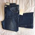 Free People Jeans | Free People Women’s Jeans With Raw Edge Hem | Color: Blue | Size: 29