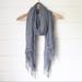 American Eagle Outfitters Accessories | American Eagle Outfitters Grey Sparkle Scarf | Color: Gray/Silver | Size: Os