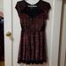 Urban Outfitters Dresses | Ecote Lace Dress | Color: Black/Red | Size: M