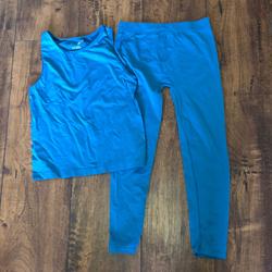 Jessica Simpson Matching Sets | Jessica Simpson Leggings And Top | Color: Blue | Size: 6xg