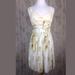 Anthropologie Dresses | Anthropologie Deletta Tea And Sweets Dress Sz S | Color: Tan/White | Size: S