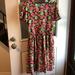 Lularoe Dresses | Lularoe Amelia Brand New With Tags | Color: Green/Pink | Size: Xl