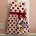 Disney Dresses | Authentic Disney Minnie Mouse Dress. Size Xxs | Color: Red/White | Size: Xxs